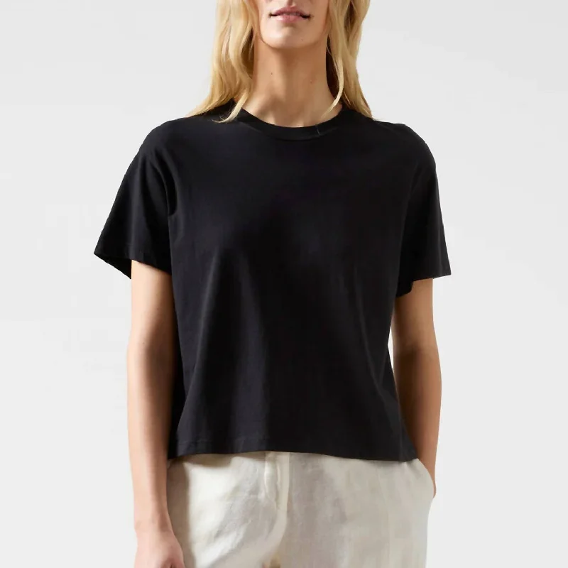 Boxy Top In Black