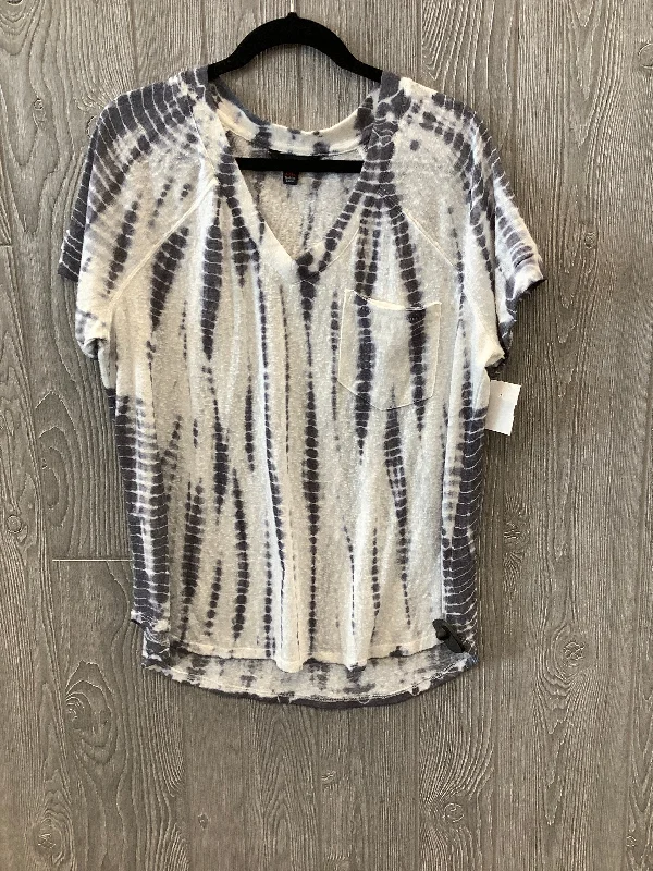 Grey Top Short Sleeve Rock And Republic, Size Xxl