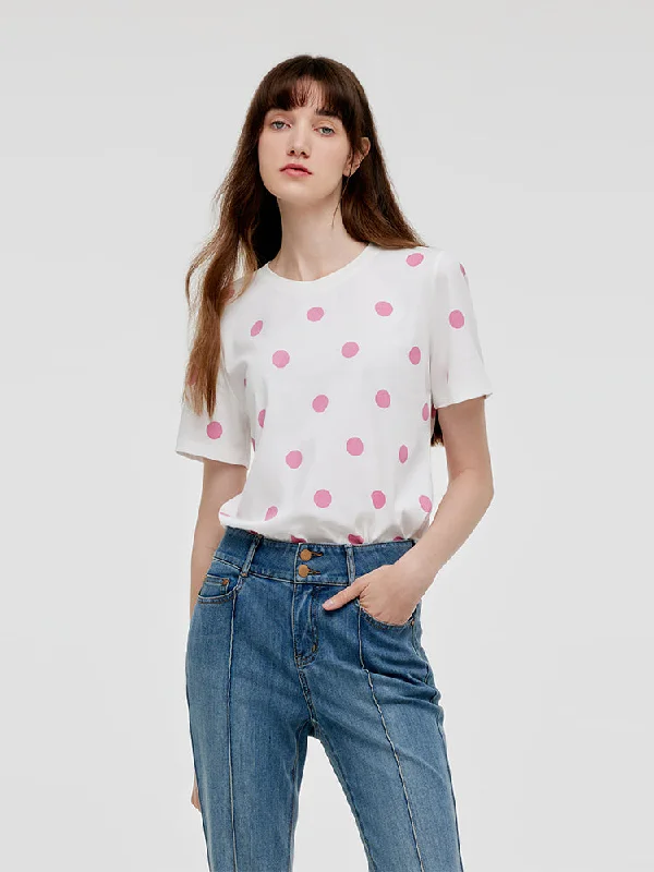 Multicolored Dots Print / M