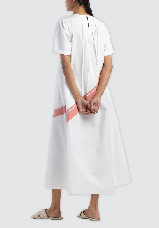 Applique Dress Co-Ord | White