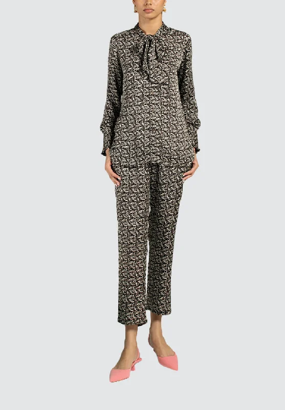 Azulik Knot Shirt & Trousers Co-Ord