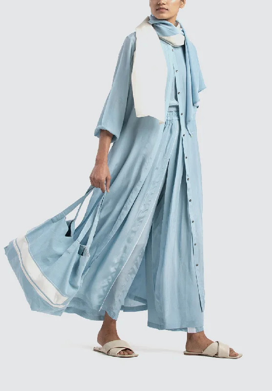 Back Yoke Jacket Co-Ord | Powder Blue