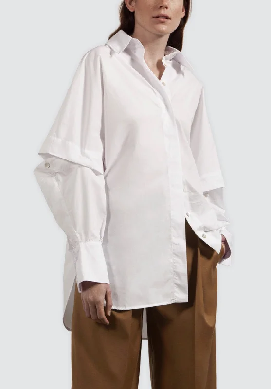 Cotton Multifunctional Shirt | White