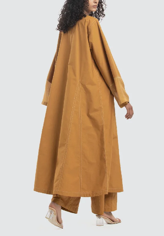 Gusset Dress Co-Ord | Mustard