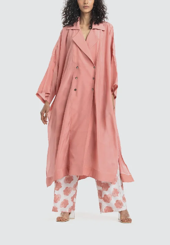 Overlap Kaftan | Dusty Rose