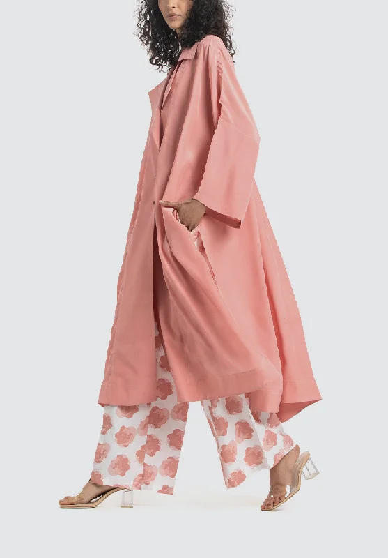 Overlap Kaftan | Dusty Rose