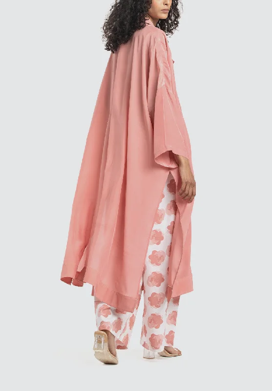 Overlap Kaftan | Dusty Rose