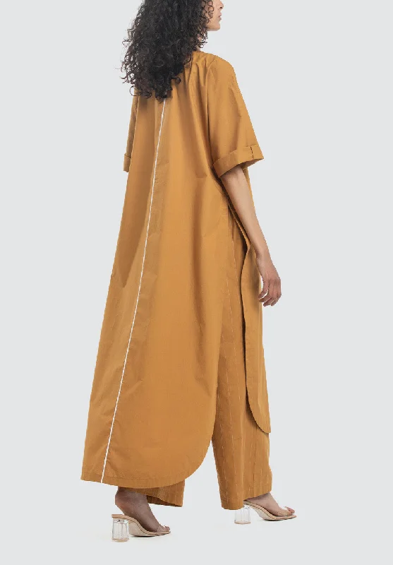 U Shape Tunic | Mustard