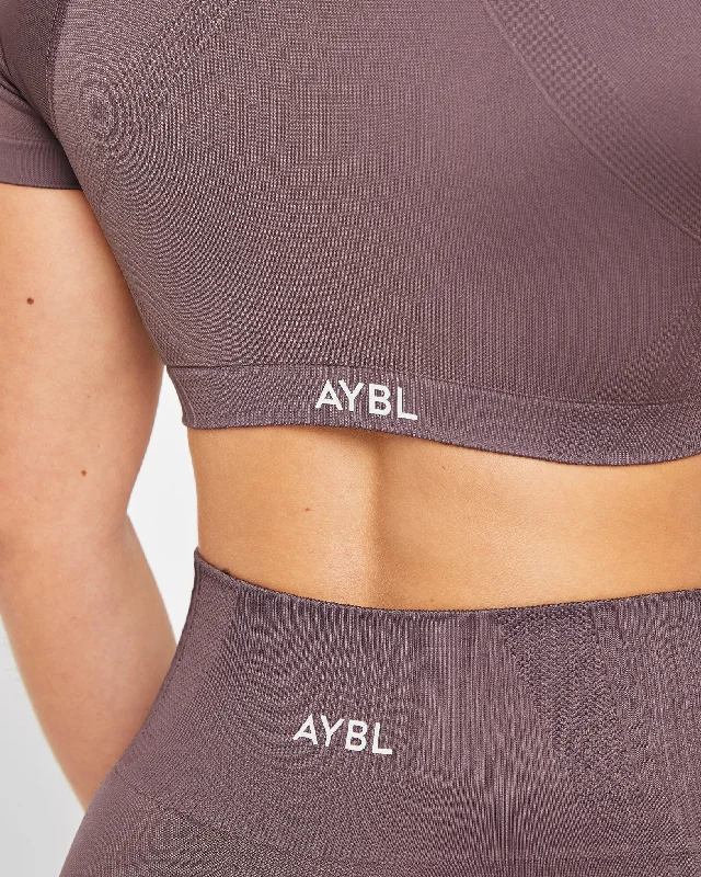 Balance V3 Seamless Crop Top - Coffee Bean