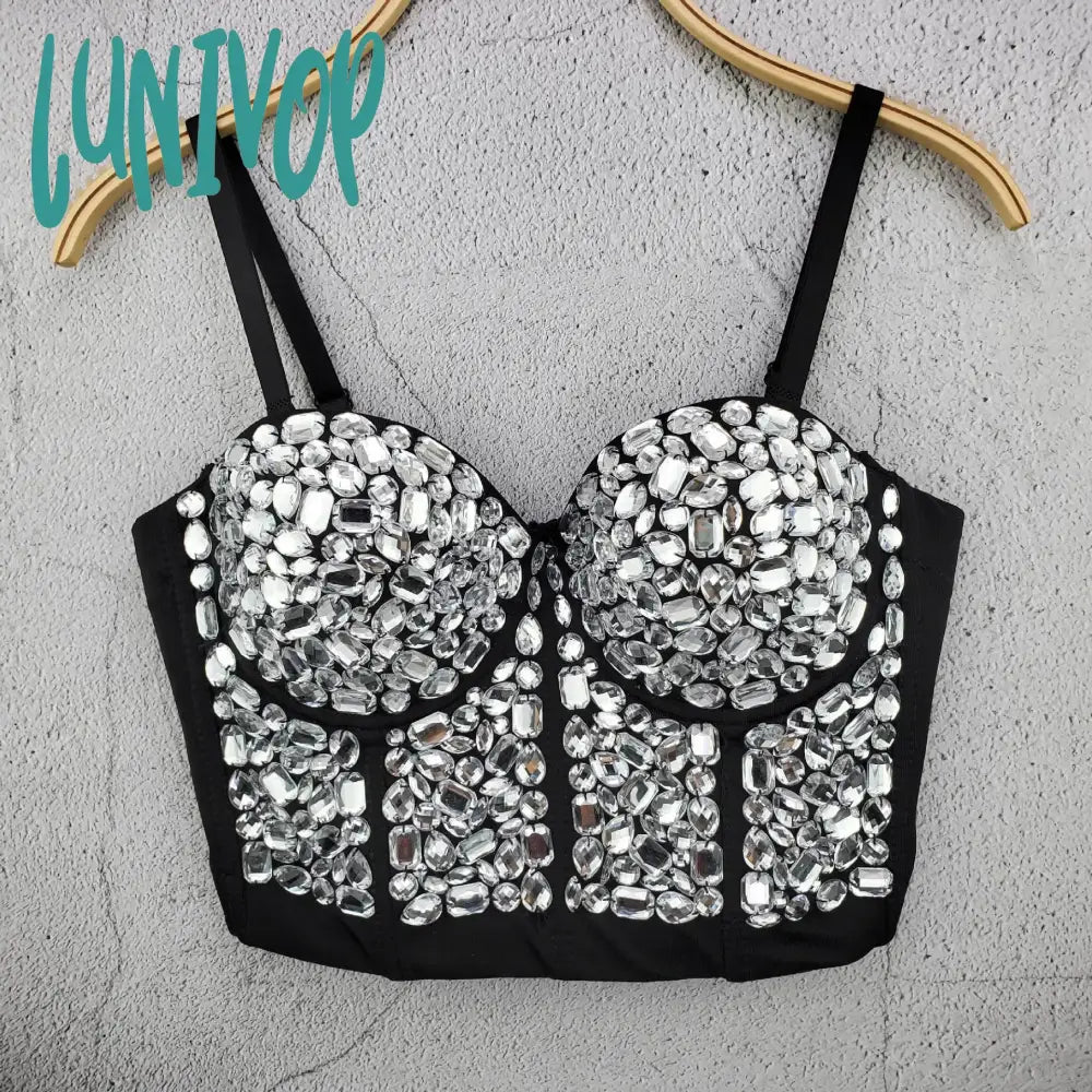 Lunivop 5 Colors Women Sexy Designer Cotton Camisole Tops Summer Ladies Trendy High Street Punk Camis Crop Tops