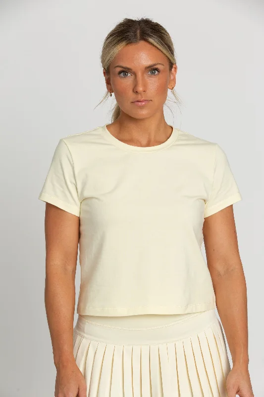 Pale Yellow Classic Short Sleeve Tee