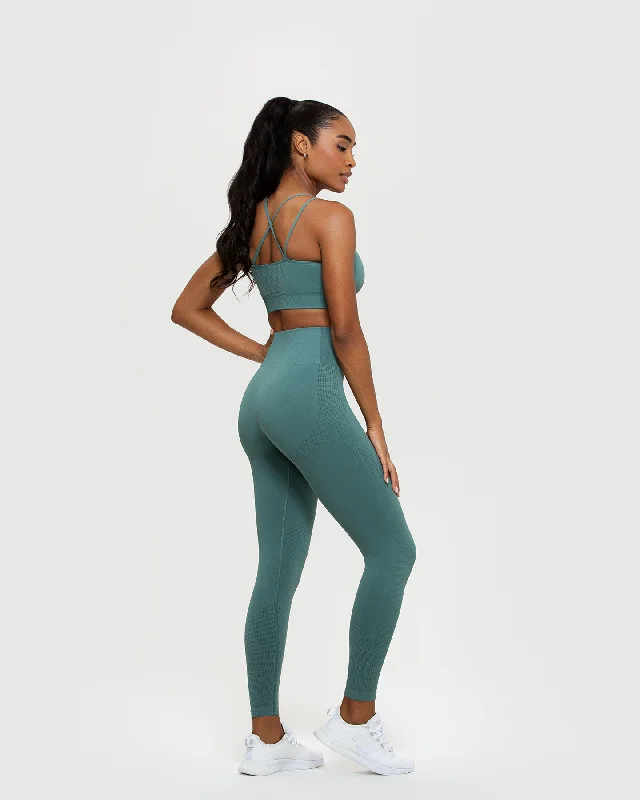 Power Seamless Leggings | Sea Pine