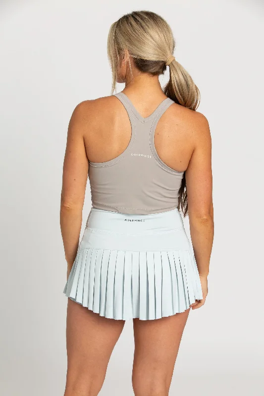 Sandstone Racerback Crop Tank