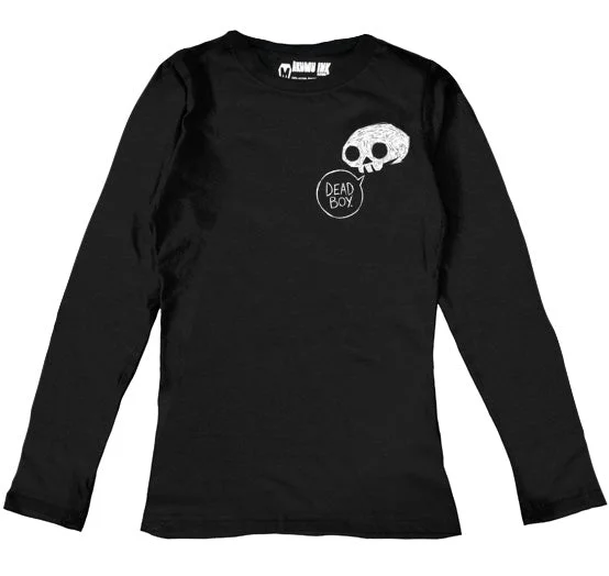 Dead Boy Logo Women Long Sleeve Tshirt