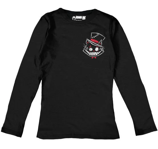 Psychotic Delight Logo Women Long Sleeve Tshirt