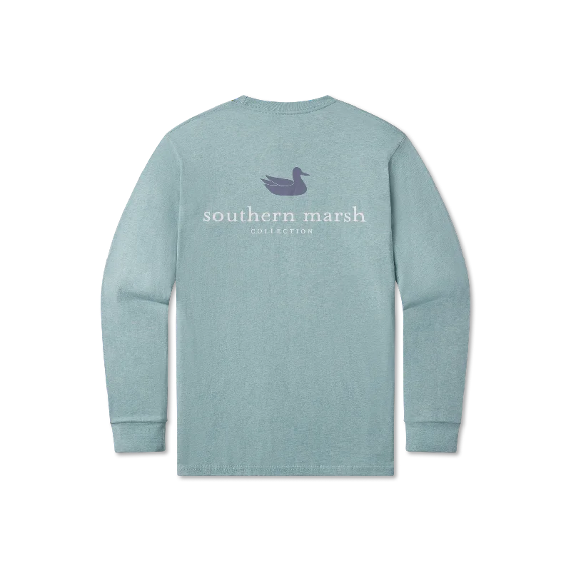 Extra Small / Washed Moss Blue Heather