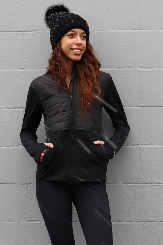 3406 - Bend Full Zip Fitted Performance Jacket / Black