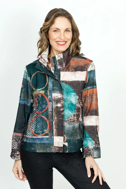 Frederique Rings Art Biker Jacket