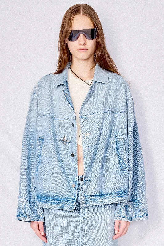 Light Wash Denim Fireman Box Jacket