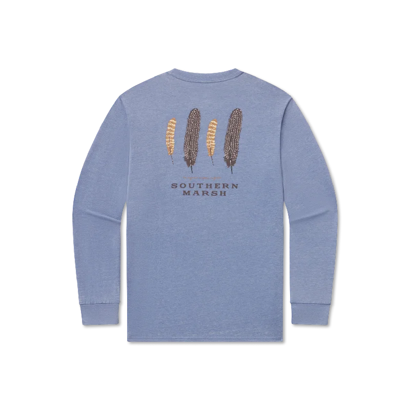 SEAWASH™ Tee - Waterfowl Feathers - Long Sleeve