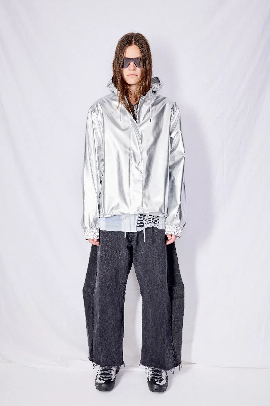 Mirror String W Hooded Rain Jacket