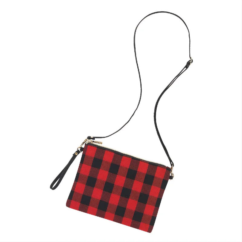 Red Buffalo Check Hayley Purse