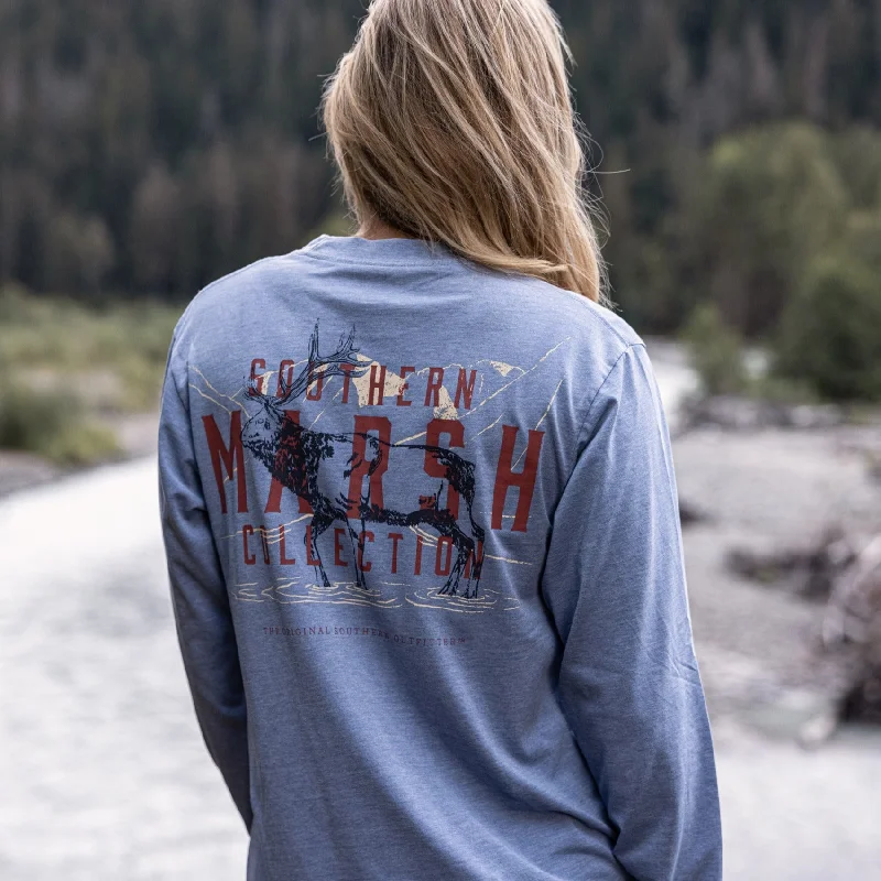 SEAWASH™ Tee - Etched Elk - Long Sleeve