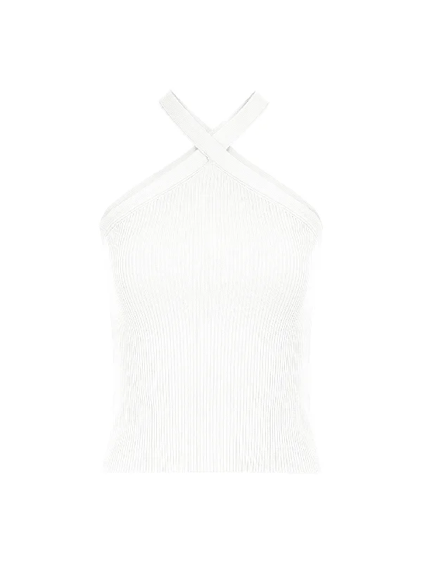 Halterneck Knit Top