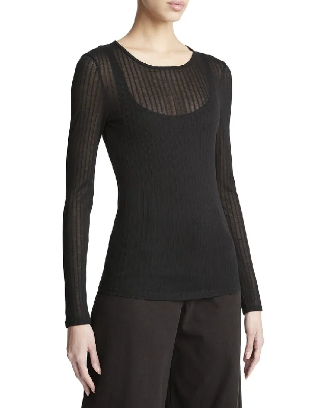 Vince Sheer Knit Top