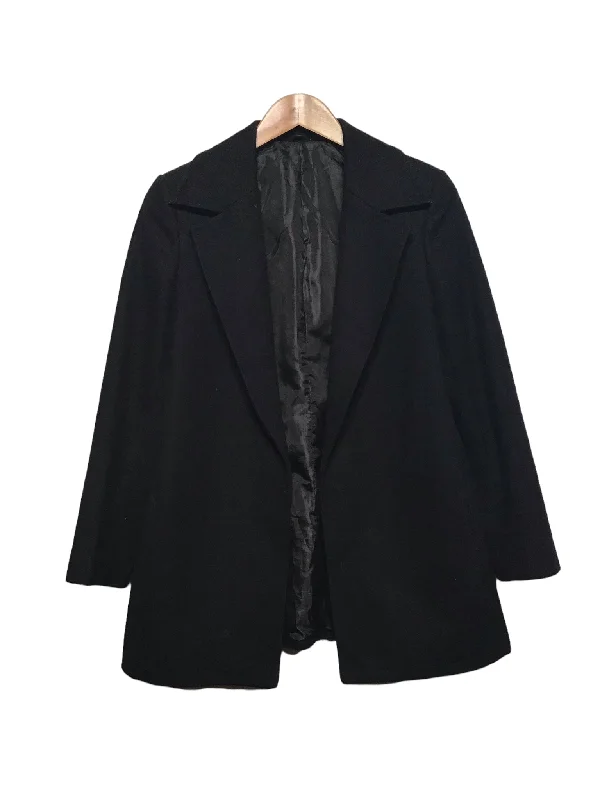 Women’s Black Lined Coat (Size S/M)