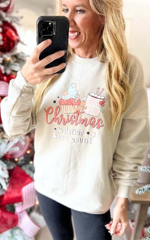 Christmas Calories Don't Count Sweatshirt