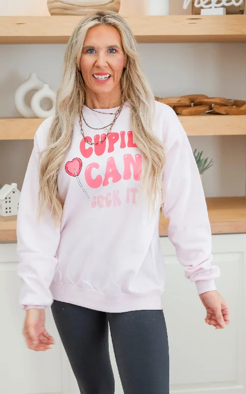 Cupid Can Suck It Crewneck Sweatshirt - Final Sale