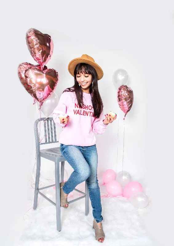 Nacho Valentine Crewneck - Pink**