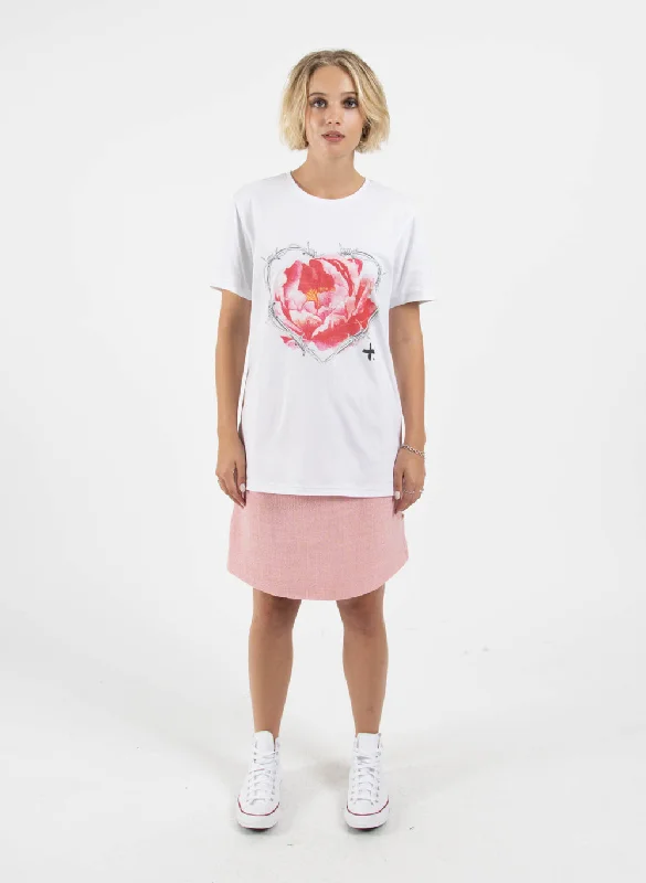 Rush Tee - Caged Rose