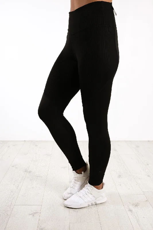 Studio Ribbed High Waist 7/8 Tight Puma Black