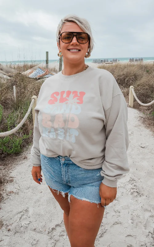 Sun Sand Bad Habit Crewneck Sweatshirt