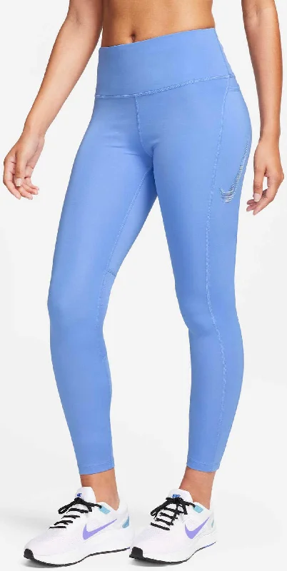 Women's Fast Swoosh Mid-Rise 7/8 Leggings